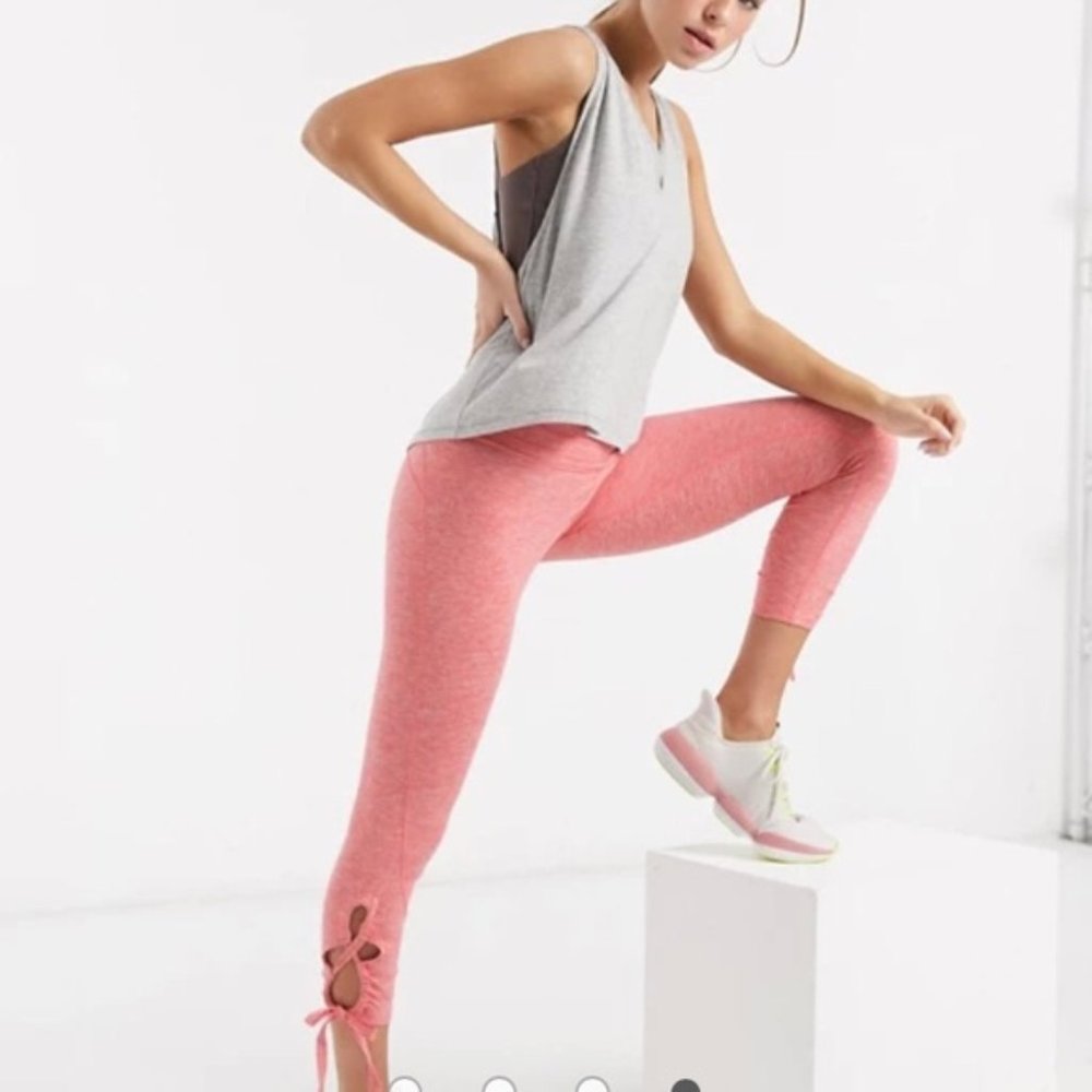 Free People Pink Swerve Leggings Small NWT - Picture 4 of 9
